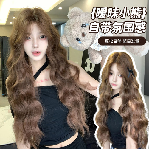 束朵洛丽塔羊毛卷刘海长发假发