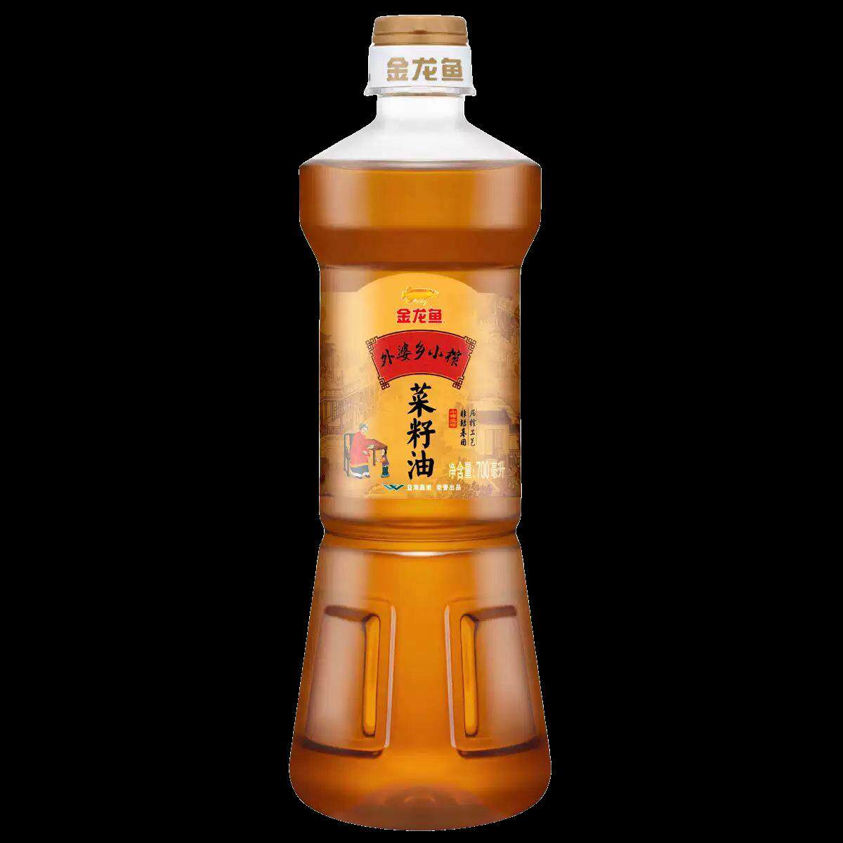 正宗外婆乡小榨菜籽油700ml小瓶食用油非