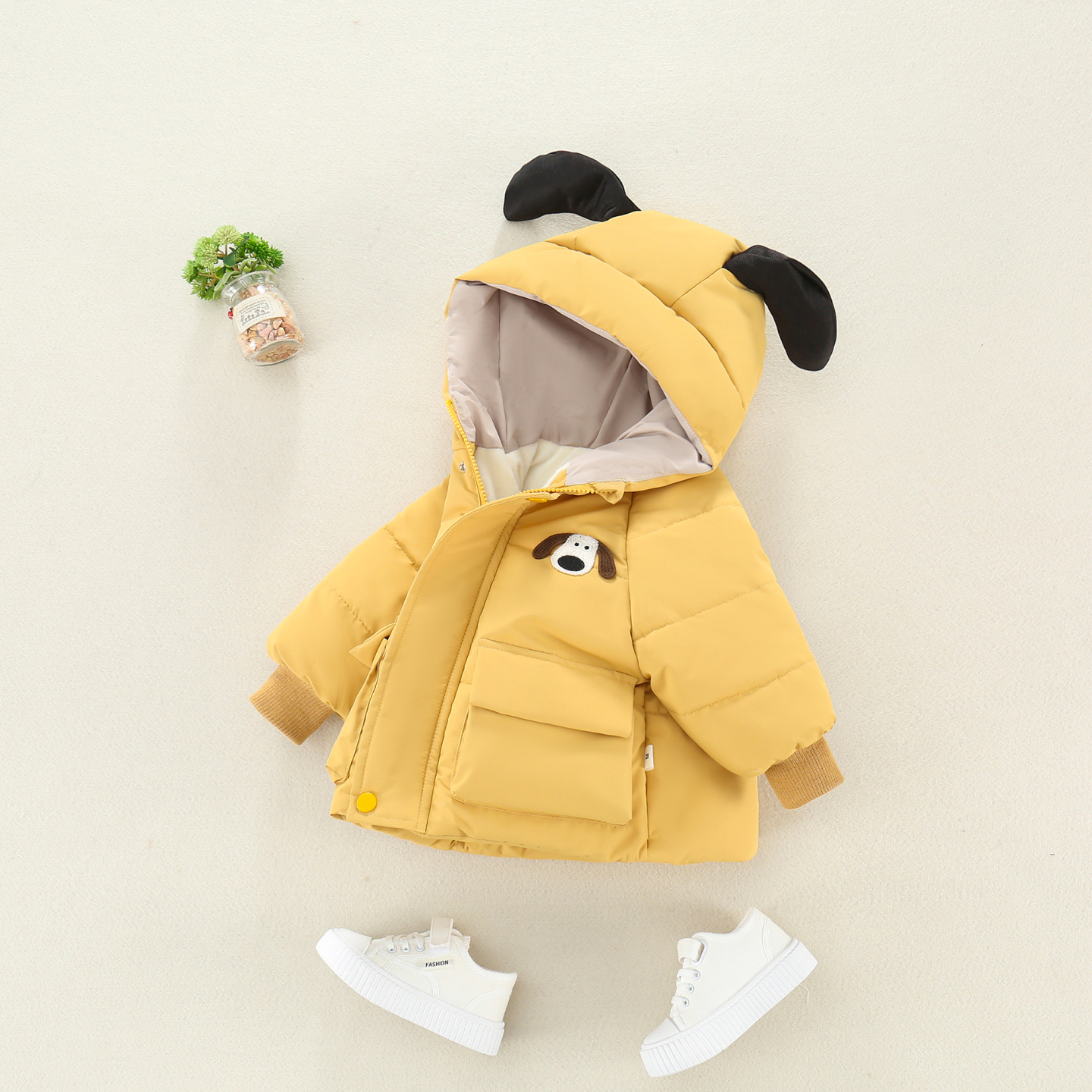 宝宝加绒加厚冬季棉衣