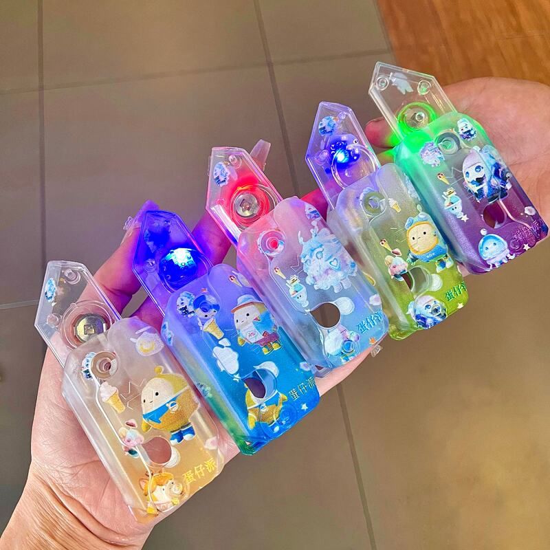 网红闪光夜光重力小萝卜玩具小刀