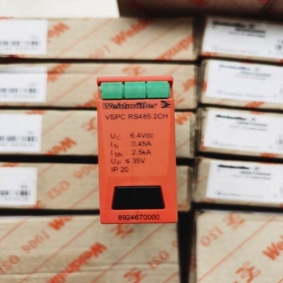 【议价】包邮促销魏德米勒8924670000信号防雷器VSPC RS485 2CH热
