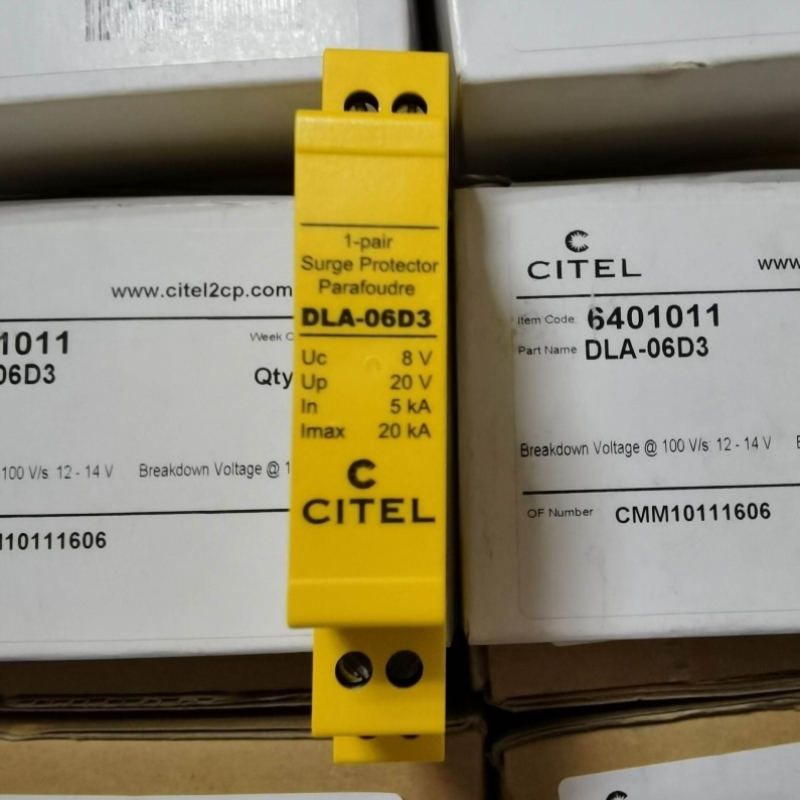 【议价】惊爆法国CITEL信号浪涌保护器DLA-24D3模拟量4-20MA防雷