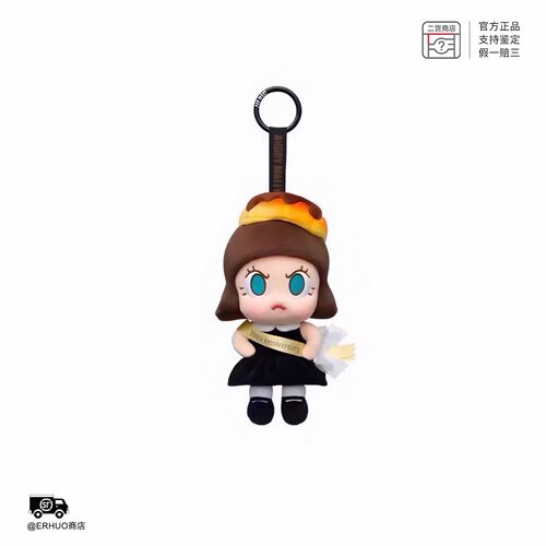 POPMART泡泡玛特Angry Molly 20周年K派对纪念款毛绒公仔挂件吊卡