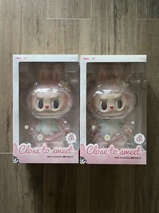 MOKOKO 大甜心 LABUBU 乐园限定 CLOSE TO SWEET系列搪胶毛绒公仔