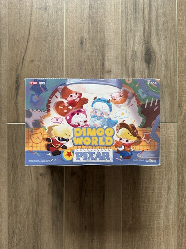 POPMART泡泡玛特DIMOO WORLD × PIXAR联名系列搪胶毛绒挂件盲盒