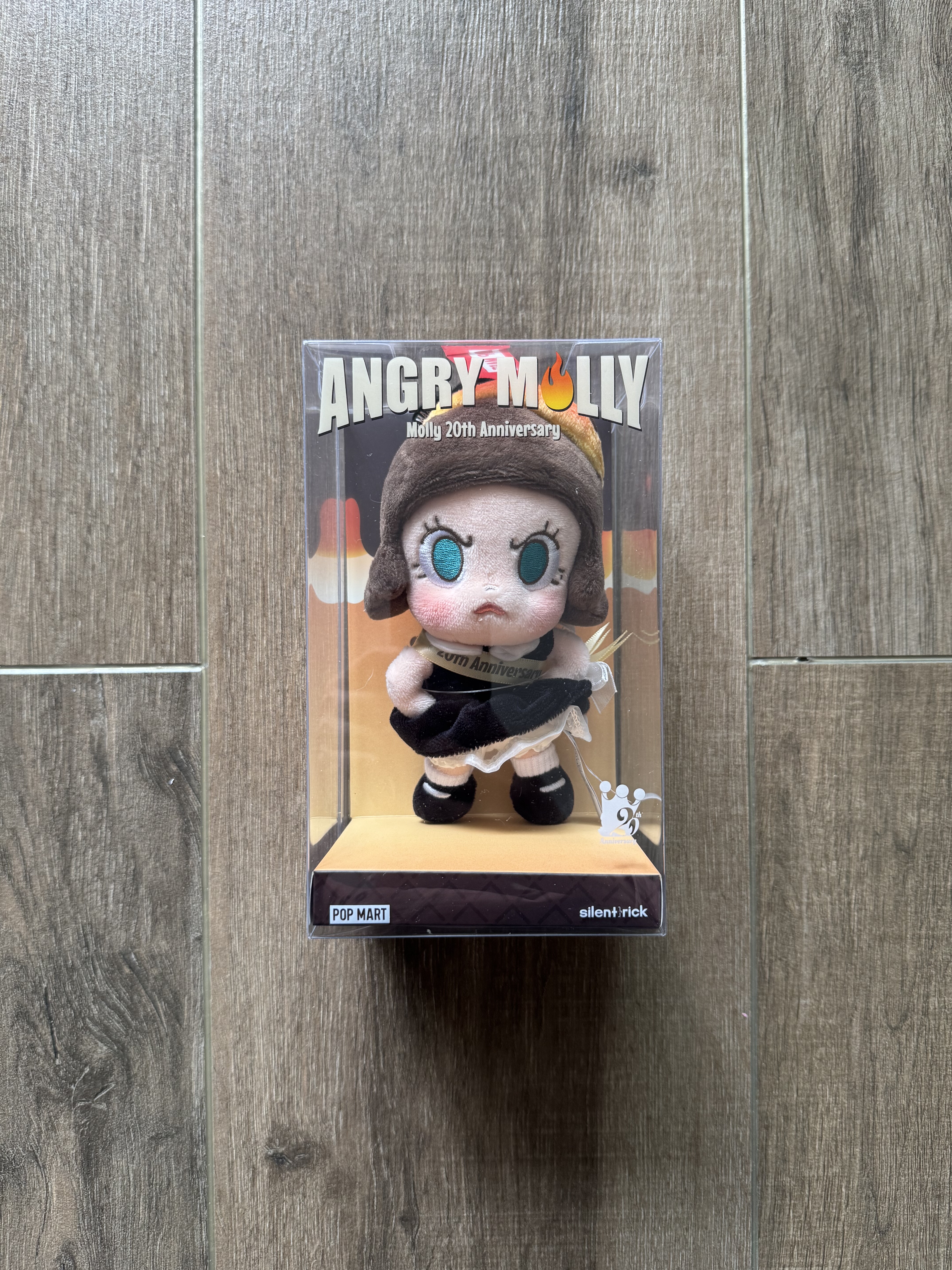 POPMART泡泡玛特Angry Molly 20周年K派对纪念款毛绒公仔挂件吊卡图片