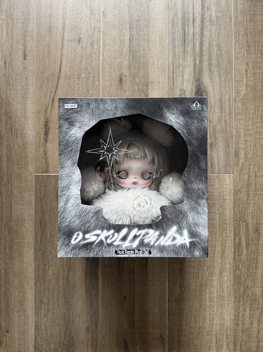 POPMART泡泡玛特θ SKULLPANDA熊叛叛SP大娃毛绒公仔玩具潮玩礼物