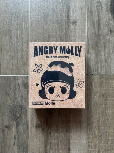 POPMART泡泡玛特Angry Molly 20周年展览限定毛绒卡包周边衍生品