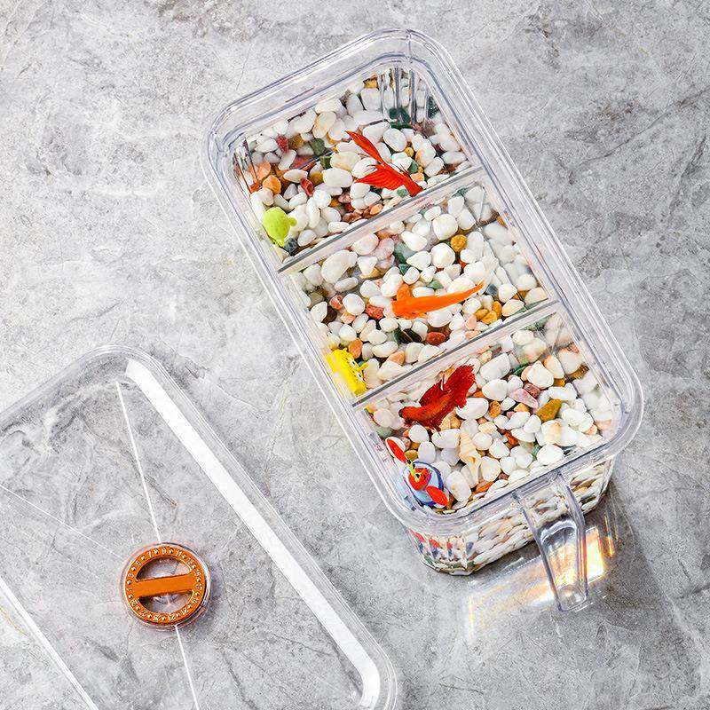 塑料斗鱼缸 生态观赏小型桌面迷你鱼缸 造景高透明丑鱼金鱼缸,宠物/宠物食品及用品,桌面缸,淘宝优惠券,粉丝福利购,淘宝优惠卷