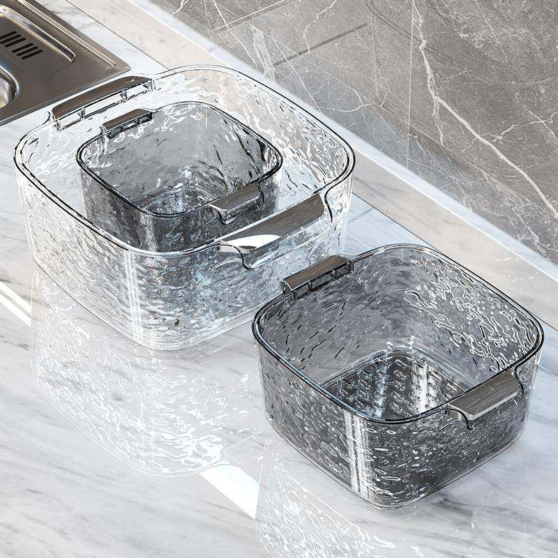 双层洗菜盆沥水篮新款家用客厅塑料水果盘厨房滤水菜篓淘洗菜篮子,家装主材,沥水篮,淘宝优惠券,粉丝福利购,淘宝优惠卷