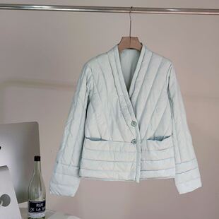 短款修身内胆羽绒服保暖鸭绒韩版洋气秋冬新款轻薄简约时尚女外套