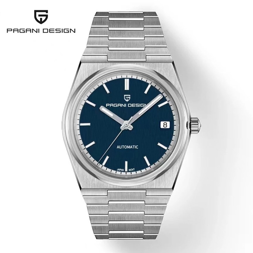 Pagani伯佳尼新款男士全自动机械手表夜光防水商务不锈钢男表1753