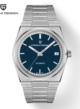 Pagani伯佳尼新款男士全自动机械手表夜光防水商务不锈钢男表1753