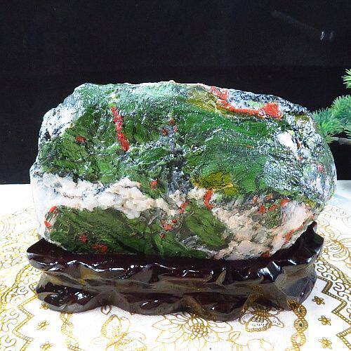 青海黄河七彩石原石奇石