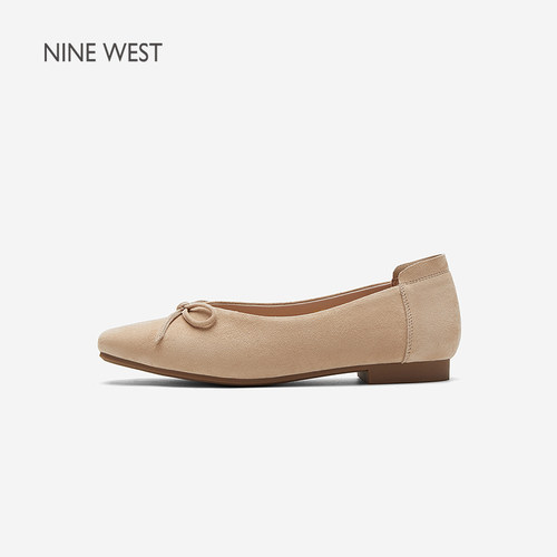 NineWest/玖熙蝴蝶结浅口单鞋女