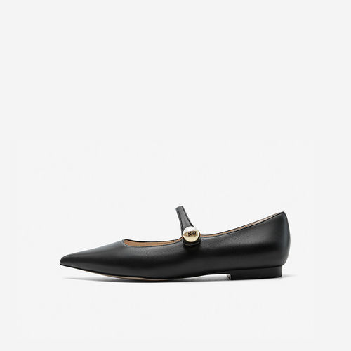 NineWest/玖熙一字带玛丽珍鞋女