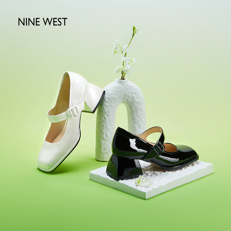 NineWest/玖熙厚底玛丽珍鞋