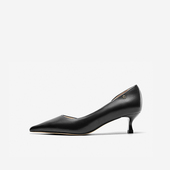 清仓款 高跟鞋 Nine West 玖熙春季 浅口方头简洁优雅气质单鞋 女