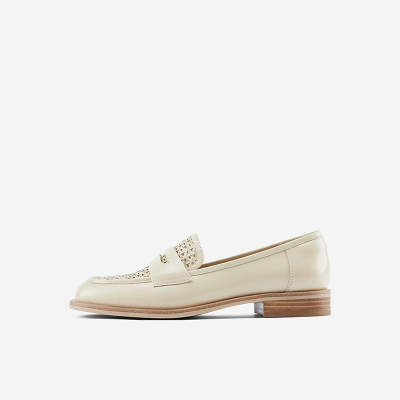 NineWest/玖熙乐福鞋女圆头低跟