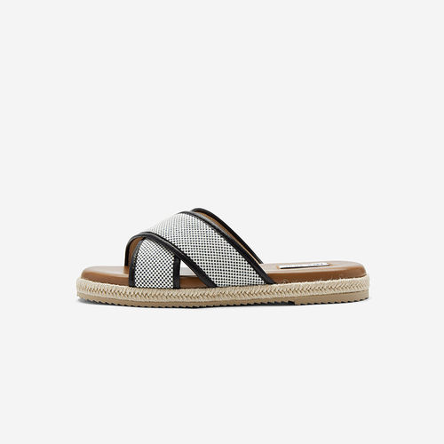 NineWest/玖熙一字拖鞋平底女鞋