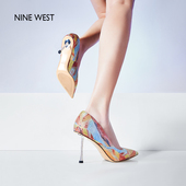 断码 小蛮腰跟百搭单鞋 清仓 West 秋季 Nine 玖熙复古高跟鞋 女鞋