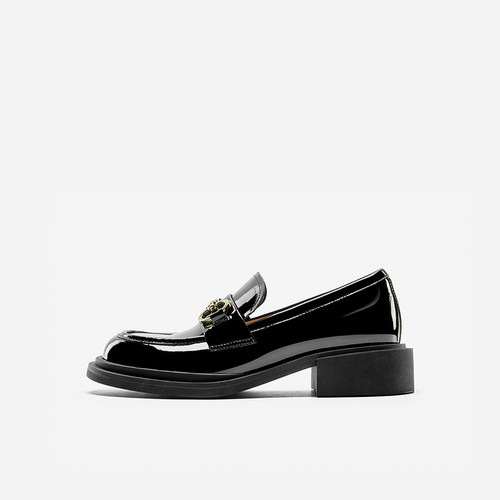 NineWest/玖熙乐福鞋女古金衔扣