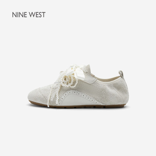 NineWest/玖熙休闲鞋女圆头平底