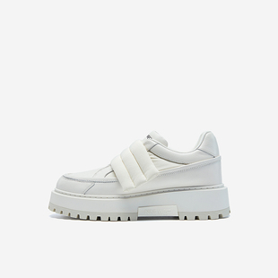 秋季 玖熙女鞋 清仓休闲鞋 圆头鞋 Nine 型简约舒适厚底增高女鞋 West