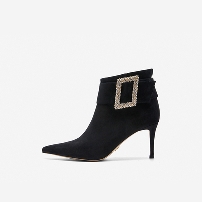 NineWest/玖熙尖头短靴时装靴女