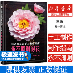 非遗通草花手工制作指南:永不凋谢的花爱林博悦 著人民邮电出版社9787115641151自然科学/自由组套（仅限弱关联套装书）