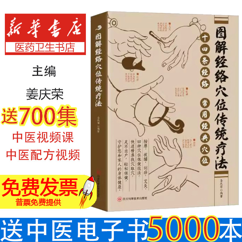 图解经络穴位传统疗法 十四条经络常用经典穴位 按摩拔罐刮痧艾灸对症找穴取穴 人体十四经络运行图解书 中医人体经络穴位详解书籍