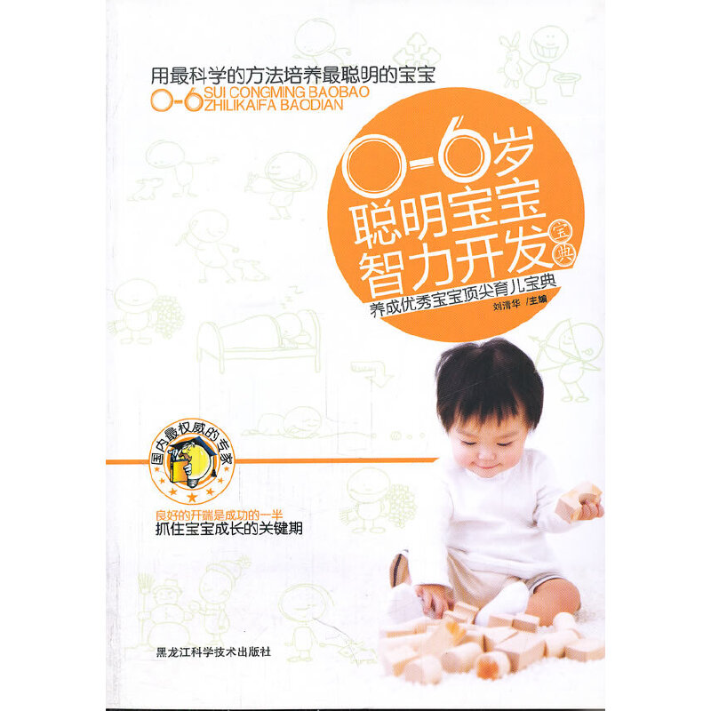 0-6岁聪明宝宝智力开发宝典刘清华黑龙江科学技术出版社亲子互动游戏大脑潜能激发早期教育指南科学育儿方法婴幼儿启蒙训练