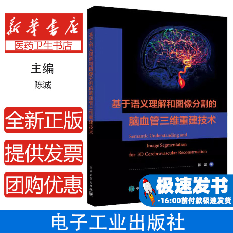 基于语义理解的脑血管三维重建技术 深度学习分割算法+动脉瘤智能检测+搭桥手术路径规划 脑血管疾病诊断治疗辅助技术书籍