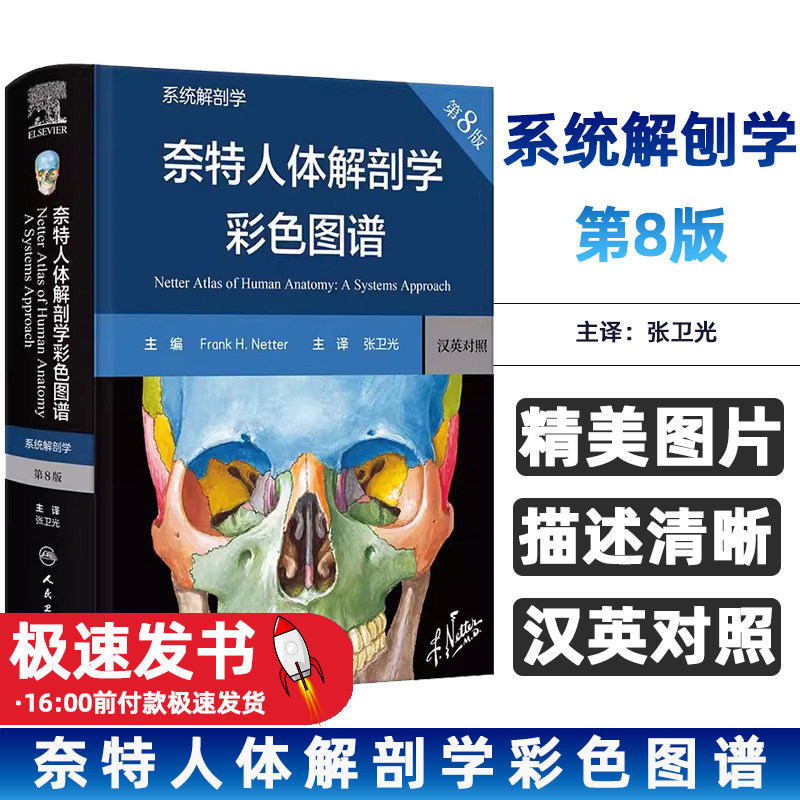 奈特人体解剖学彩色图谱