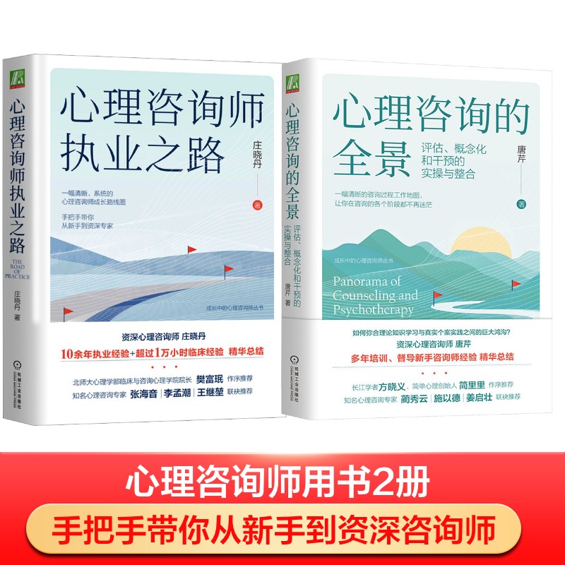 2 册心理咨询师工作实操指南庄晓丹著机械工业出版社心理咨询技术学习心理问题疏解干预心理从业者专业参考实用读物