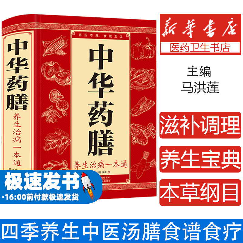 中华药膳养生治病一本通 中药材功效解读中药知识入门对症调理养生食疗书