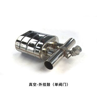 排气管静音耐用涡轮圆筒涡轮增压 汽车阀门鼓厂家不锈钢改装