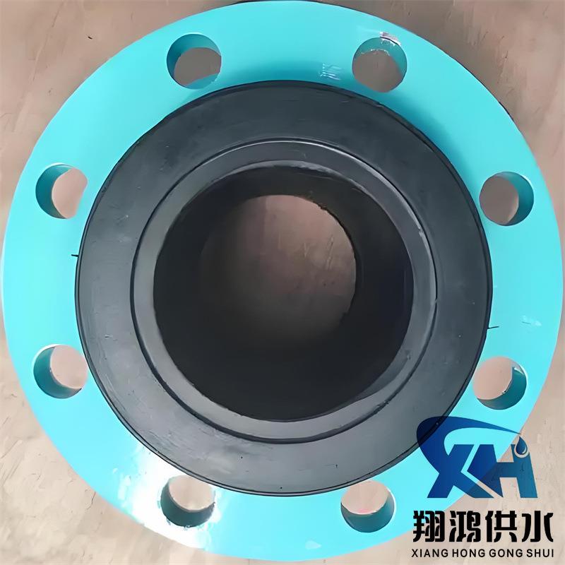 耐油耐磨橡胶软接头双法兰伸缩避震喉丁腈补偿器DN150弹性膨胀节