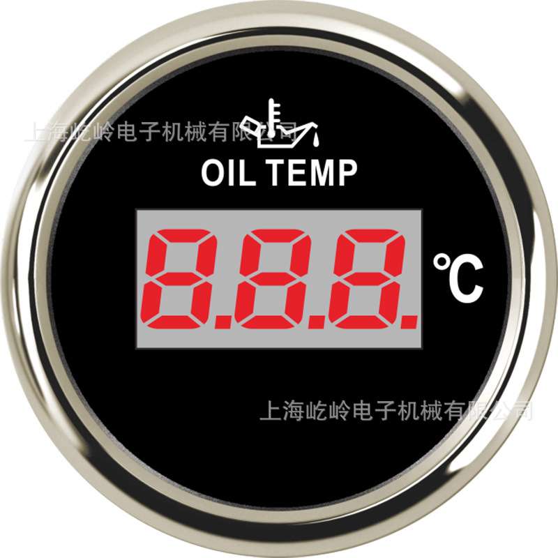 针脚安装液晶显示油温表 数显油温表温度表50-150℃