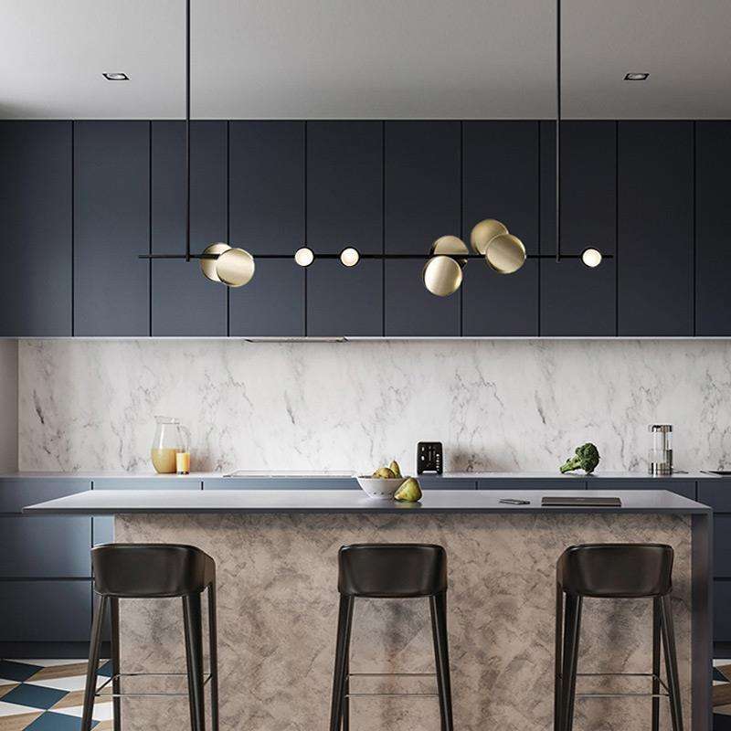 北欧轻奢设计师吊灯创意个性餐厅样板房灯饰艺术网红餐桌吧台吊灯