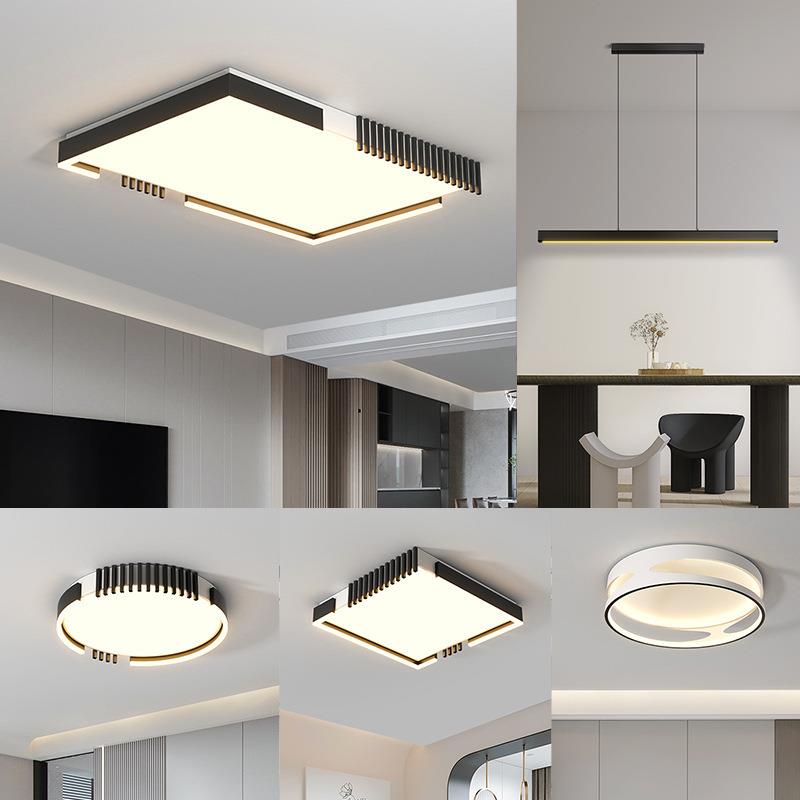 客厅灯现代简约大气2024年新款led吸顶灯流行薄主灯护眼灯具大灯