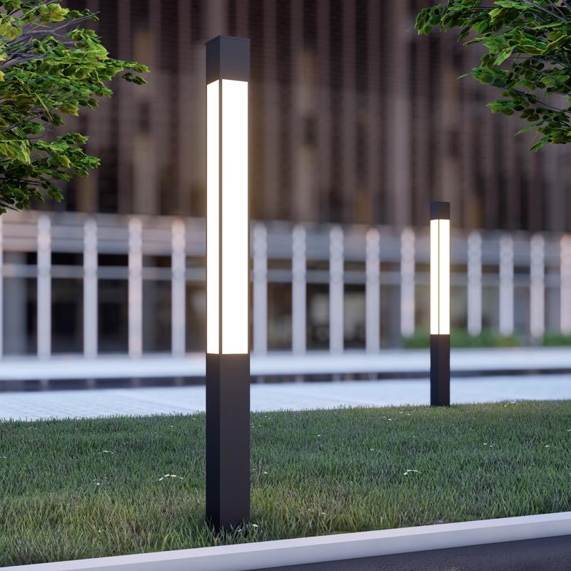 太阳能方形景观灯室外led庭院灯路灯3米花园小区广场公园户外路灯