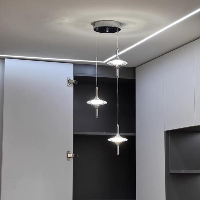 个性吊灯简约餐厅吊灯星过道楼梯轻雨现代奢水晶床头高级卧室感