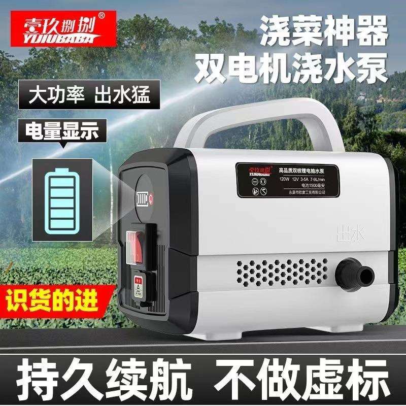 浇菜充电式抽水泵新型锂电灌溉淋菜菜地农田浇地浇水农村神器