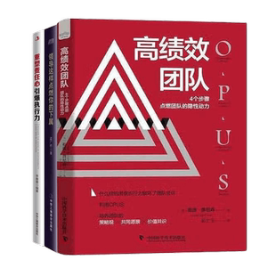 【正版】高绩效团队这样管3本套：高绩效团队：4个步骤点燃团队的隐性动力+领导这样点燃你的下属+重塑责任心，引爆执行力