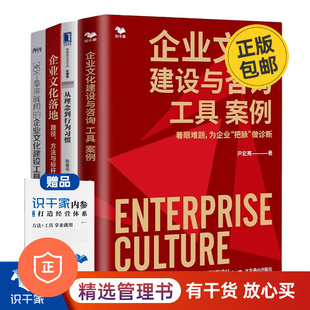 企业文化落地 企业文化 36个拿来就用 企业文化建设落地4本套：企业文化建设与咨询工具 从理念到行为习惯 正版 企业文化建设