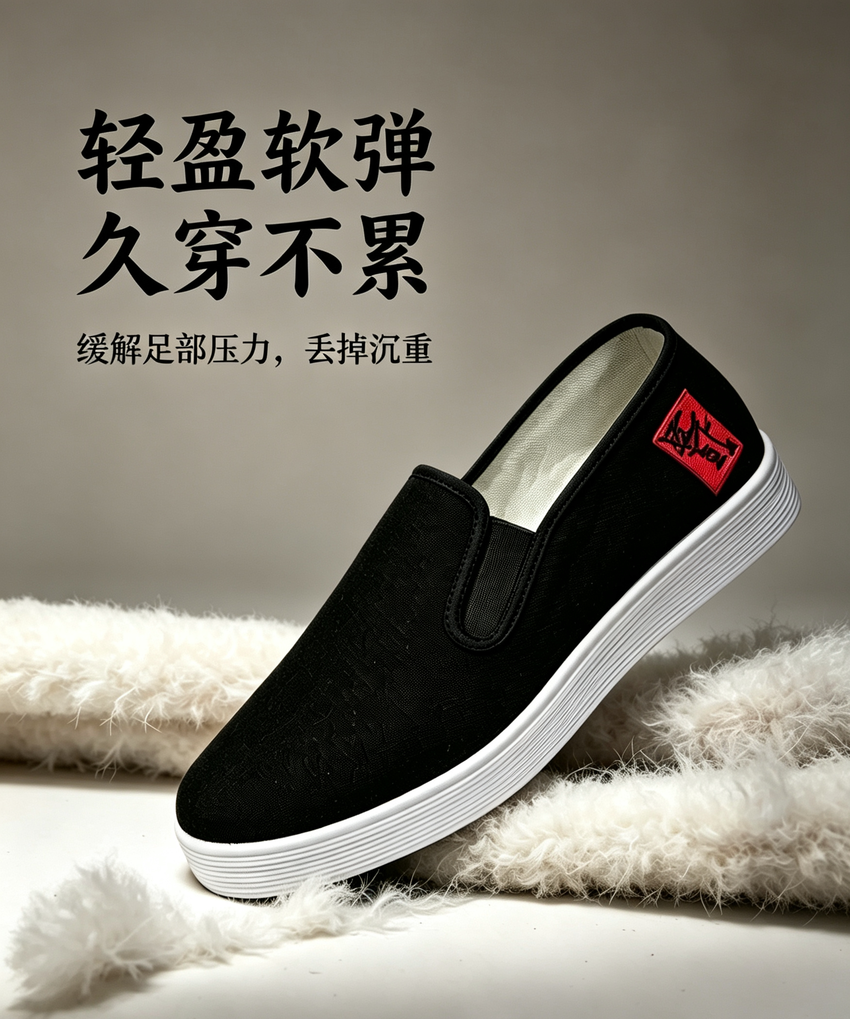 2026年新款老北京布鞋刺绣艾草鞋正品休闲防水防臭中老年青少年