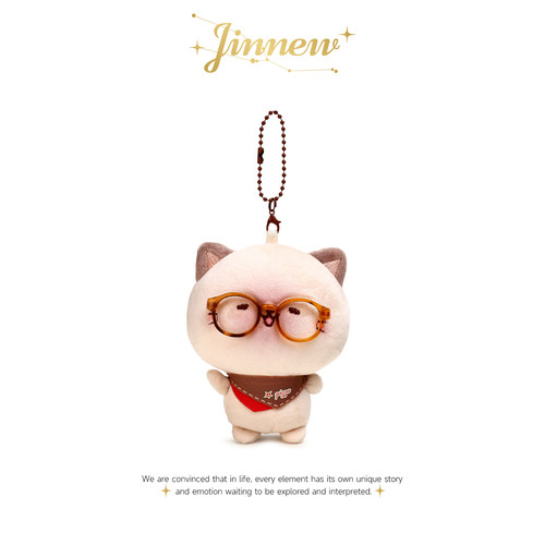 Jinnew书包背包挂件可爱软萌小猫