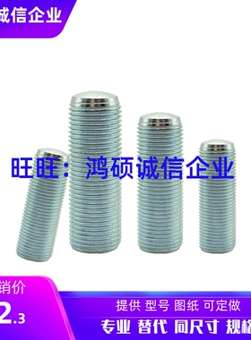 ANBH/ANFBH3/4/5-20/25/30/35/40/45/50/60细牙螺纹蓝锌调整螺栓