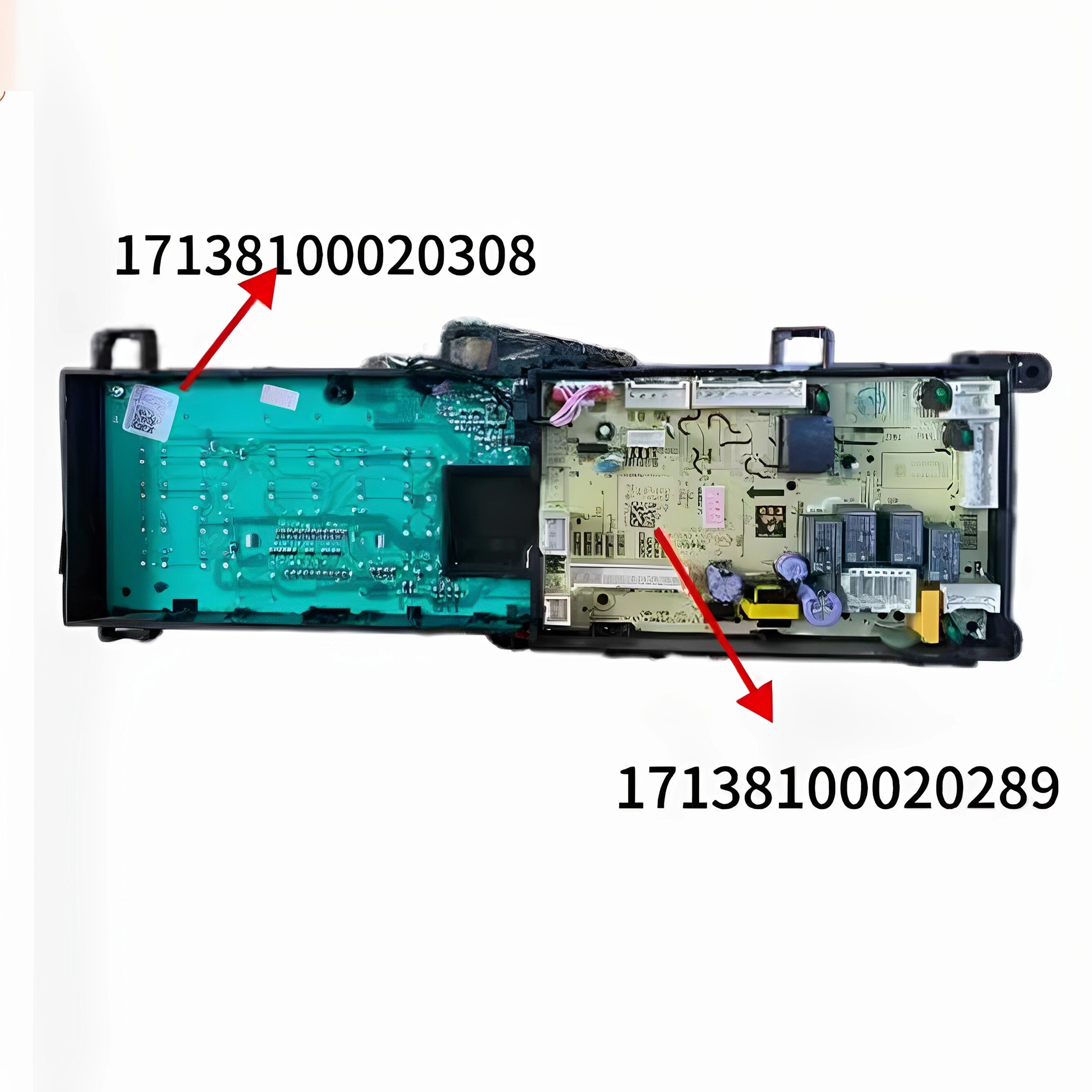 17138100020308美的洗衣机MD100VT13DS5电源板17138100020289主板 - 实物图